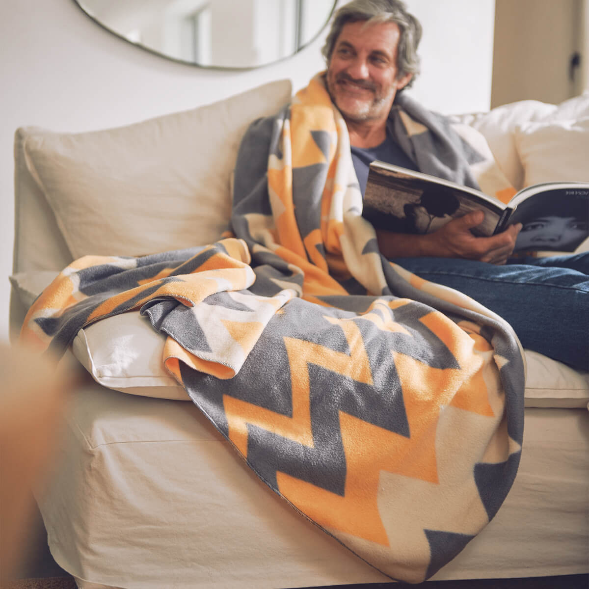 Manta de polar 2 plazas Crevron