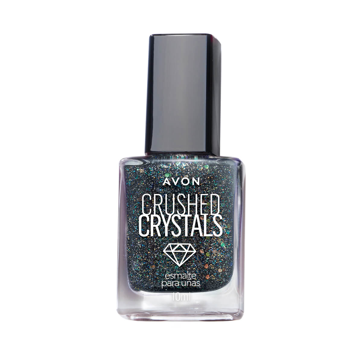 Esmalte para U&ntilde;as Crushed Crystals Avon - Black Agate