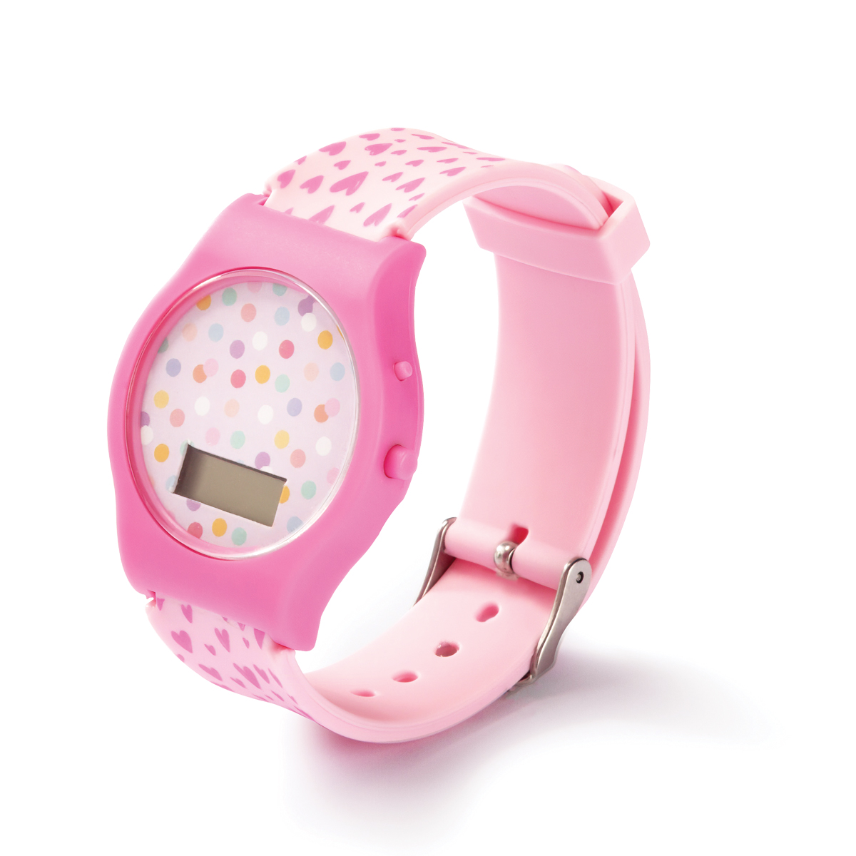 Reloj Digital Corazones
