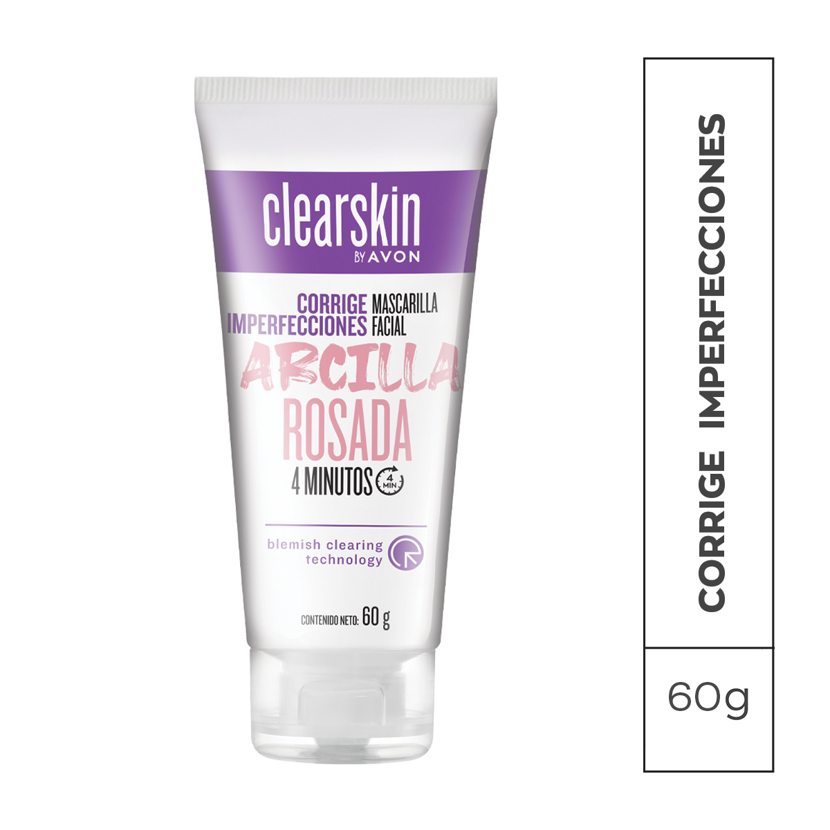Mascarilla Facial Arcilla Rosada Clearskin