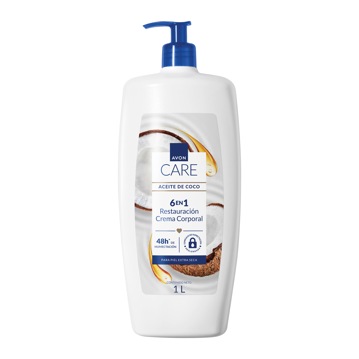 Loci&oacute;n Corporal Aceite de Coco 1 Litro Avon Care